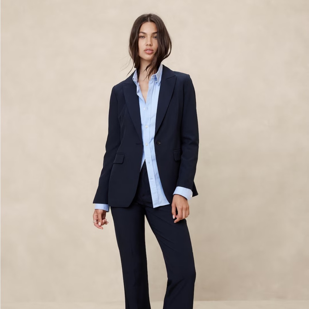Banana Republic Sculpted Suit Blazer